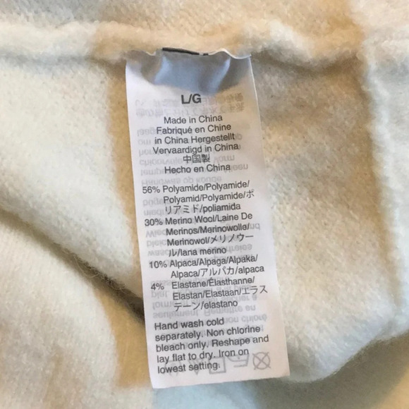 Madewell Cream Wrap Front Pullover Sweater XL NWT Ivory Surplice Winter Fall - Picture 7 of 8